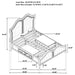Evangeline 5 Pc Bedroom Set - Furniture Stars (Chicago, IL)