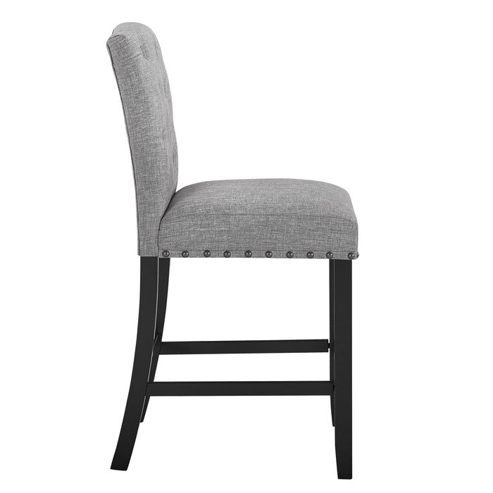 Daphne 5 Pc Gray 42" Counter Set W/Gray Chairs