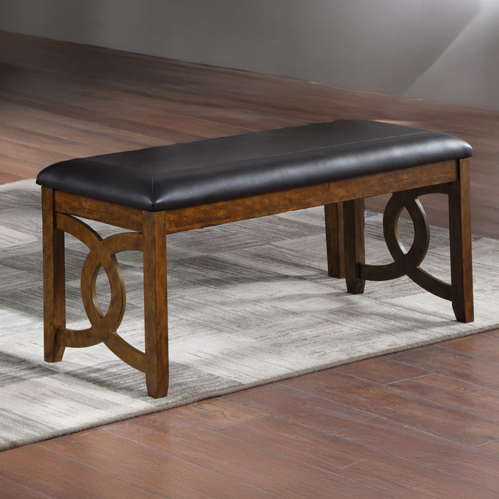 Gia 46" Bench-Brown