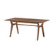 Thea 70" Rectangular Dining Table-Walnut