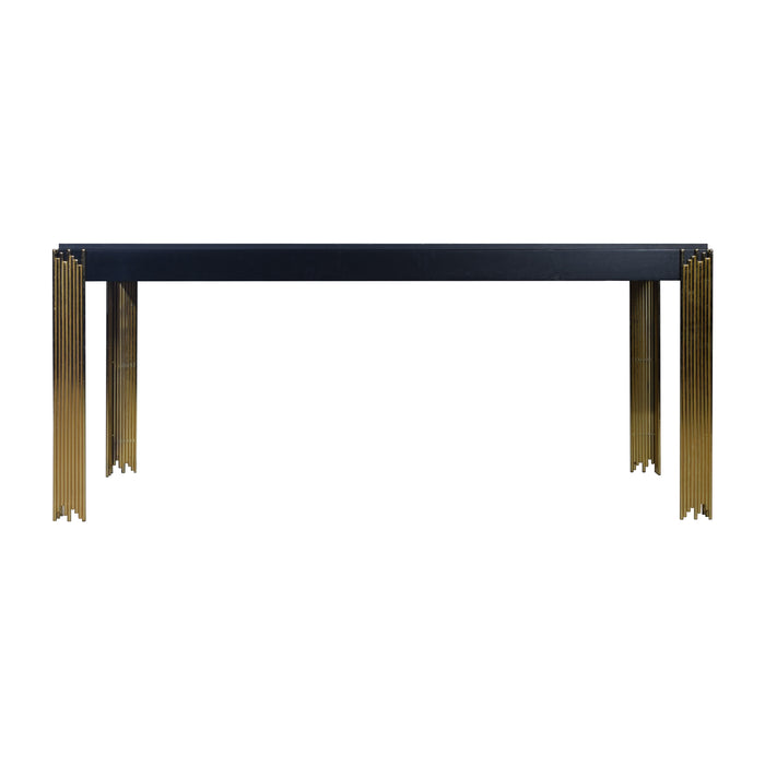 Empire Rectangle Dining Table-Black