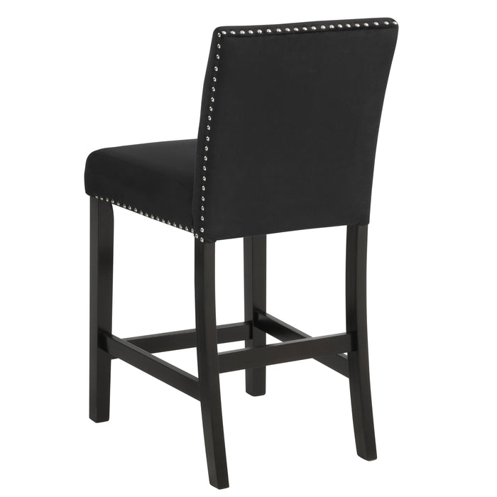 Celeste Counter Height Chair-Black (2 Per Carton)