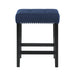 Celeste Theater Bar Table W/ 3 Stools-Blue
