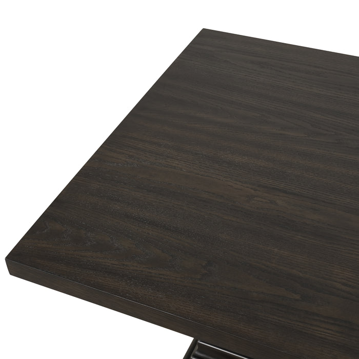 Plateau Rectangle Dining Top-Rustic Espresso