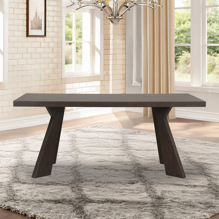 Chestnut Ridge 72" Dining Table-Brown