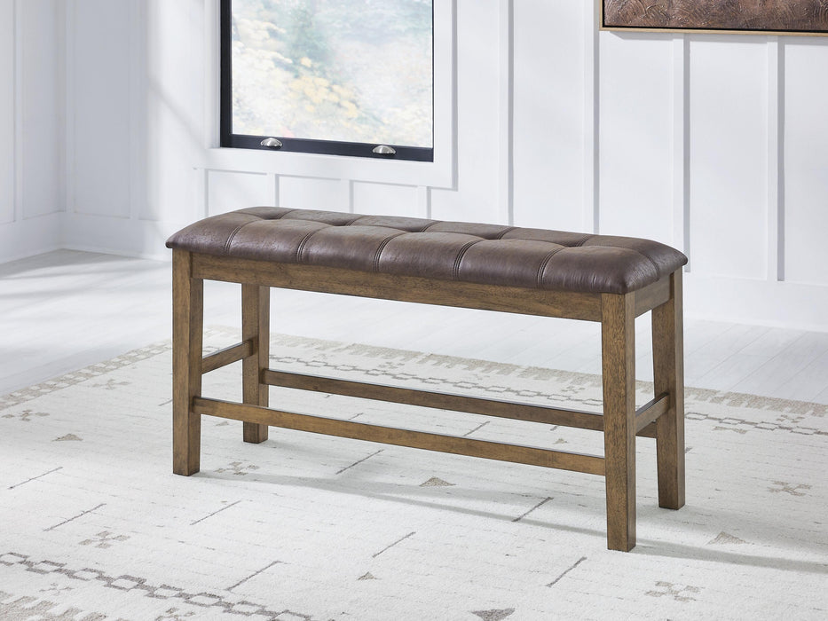 Urbinforte Counter Height Dining Bench - Furniture Stars (Chicago, IL)