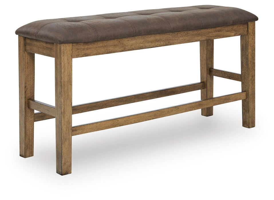 Urbinforte Counter Height Dining Bench - Furniture Stars (Chicago, IL)