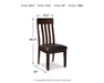 Haddigan Dining Chair Set - Furniture Stars (Chicago, IL)