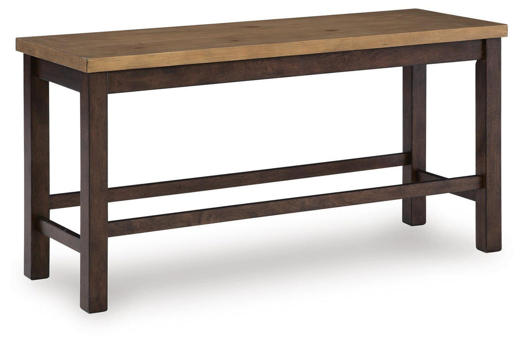 Rylandeen Counter Height Dining Bench - Furniture Stars (Chicago, IL)