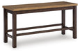 Rylandeen Counter Height Dining Bench - Furniture Stars (Chicago, IL)
