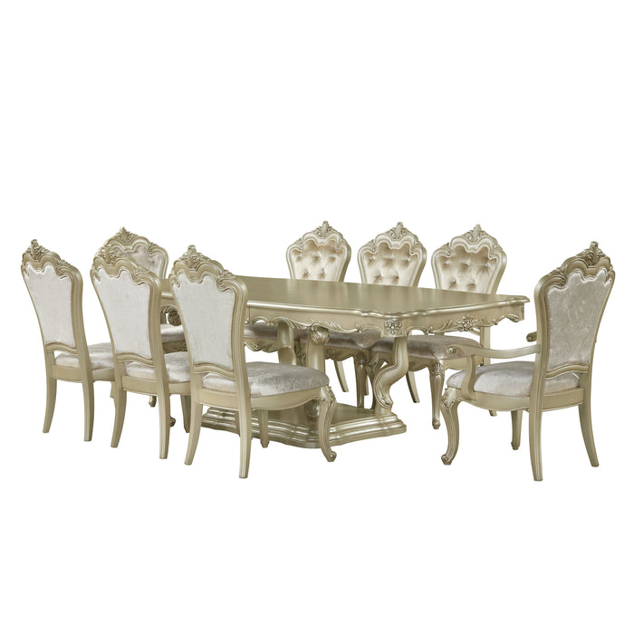 Monique Arm Chair (2/Ctn)-Champagne