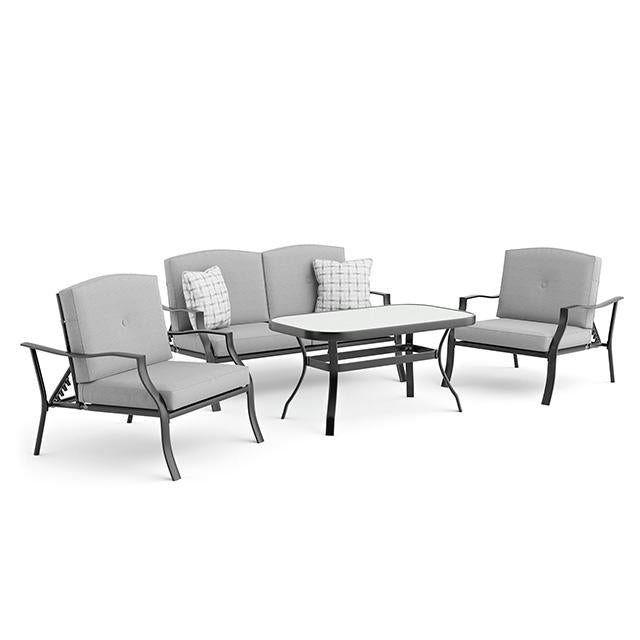 Adele 5 Pc. Conversation Set w/ Adjustable Chairs - Furniture Stars (Chicago, IL)