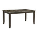 Adia 7 Pc Dinning Table Set Grey & Brown - Furniture Stars (Chicago, IL)