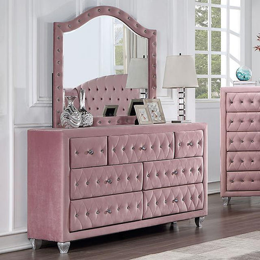 ZOHAR Dresser, Pink - Furniture Stars (Chicago, IL)