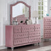 ZOHAR Dresser, Pink - Furniture Stars (Chicago, IL)