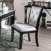 Alena Black/Silver Side Chair (2/CTN) - Furniture Stars (Chicago, IL)