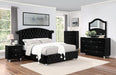 ZOHAR Mirror, Black - Furniture Stars (Chicago, IL)
