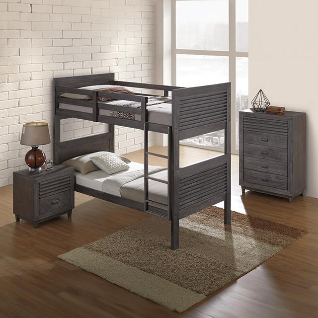 Witham Twin/Full & Twin/Twin Bunk Bed - Furniture Stars (Chicago, IL)