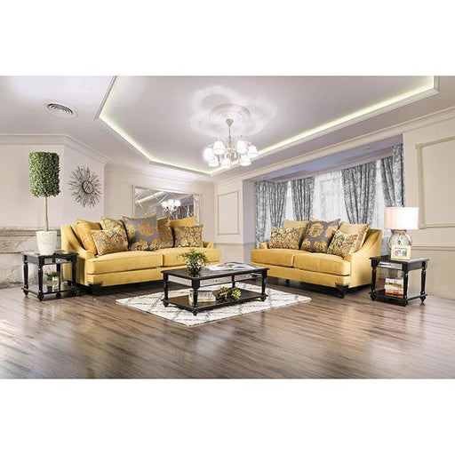 Wolver Gold/Gray Chair, Gold - Furniture Stars (Chicago, IL)