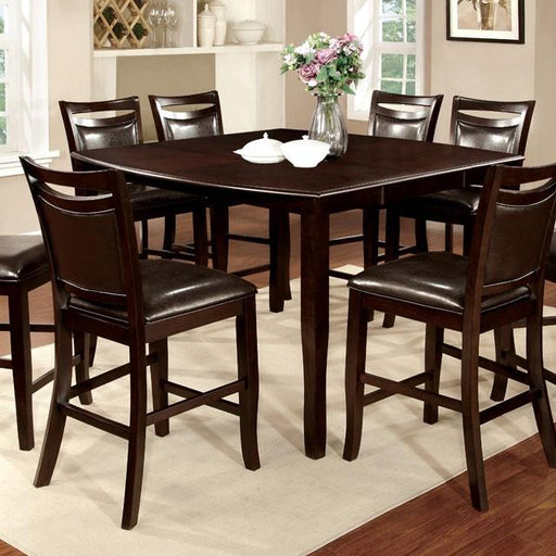 WOODSIDE II Dark Cherry/Espresso Counter Ht. Table w/ 18" Leaf - Furniture Stars (Chicago, IL)