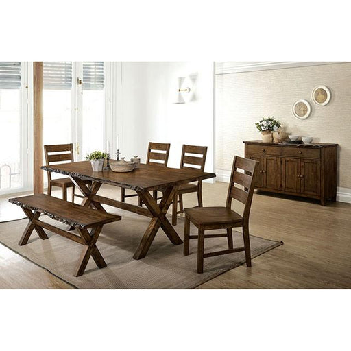 Woodworth Walnut Padded Side Chair (2/CTN) - Furniture Stars (Chicago, IL)