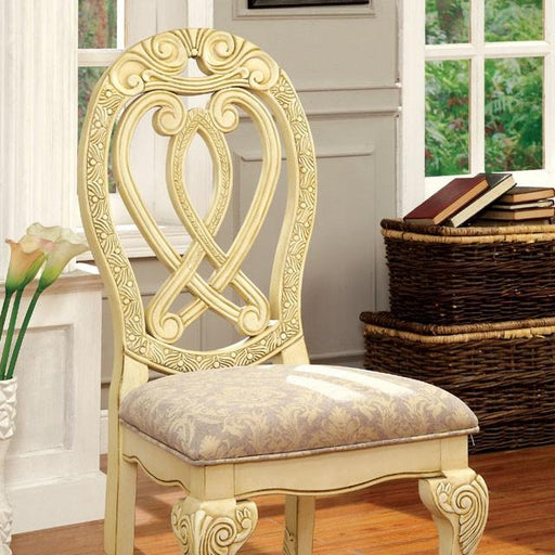 WYNDMERE Vintage White Side Chair (2/CTN) - Furniture Stars (Chicago, IL)