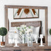 Wynton Weathered Light Oak Mirror - Furniture Stars (Chicago, IL)