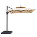 Xico 8 Ft Square Umbrella w/ Double Top w/ LED Light + 37" Large Base - Furniture Stars (Chicago, IL)