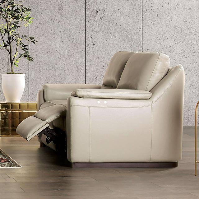 ALTAMURA Power Sofa, Gray & Beige - Furniture Stars (Chicago, IL)