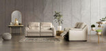 ALTAMURA Power Loveseat, Gray & Beige - Furniture Stars (Chicago, IL)