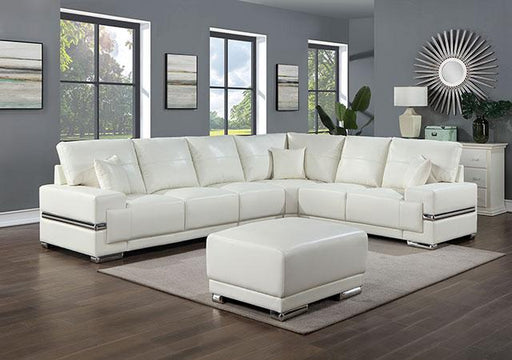 ALTHEA Ottoman, White - Furniture Stars (Chicago, IL)