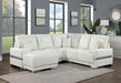 ALTHEA Sectional, White - Furniture Stars (Chicago, IL)