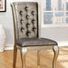 AMINA Champagne Side Chair (2/CTN) - Furniture Stars (Chicago, IL)