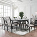 Amina Gray Dining Table - Furniture Stars (Chicago, IL)