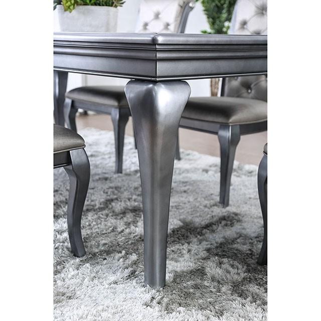 Amina Gray Dining Table - Furniture Stars (Chicago, IL)