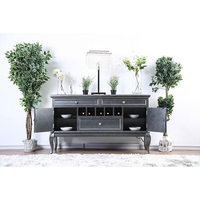 Amina Gray Server - Furniture Stars (Chicago, IL)