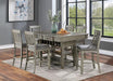 ANAYA Counter Ht. Chair (2/CTN), Gray/Lt. Gray - Furniture Stars (Chicago, IL)