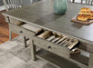 ANAYA Counter Ht. Table, Gray - Furniture Stars (Chicago, IL)