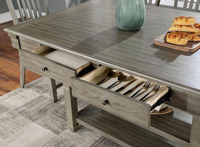 ANAYA Counter Ht. Table, Gray - Furniture Stars (Chicago, IL)