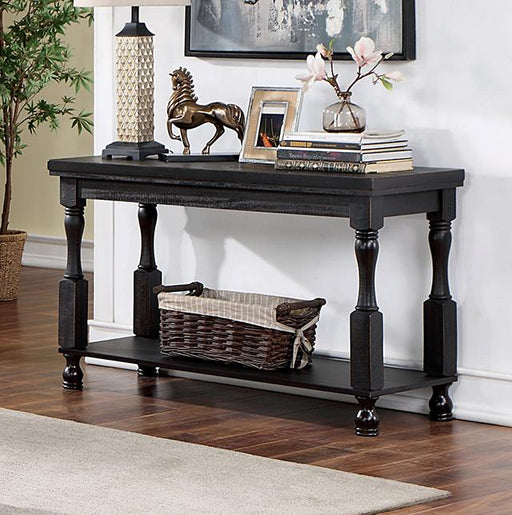 CALANDRA Sofa Table, Antique Black - Furniture Stars (Chicago, IL)