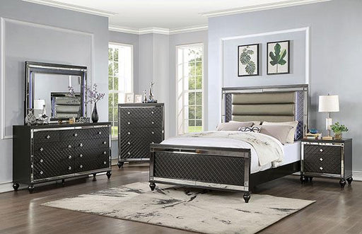 CALANDRIA Mirror w/ LED, Gray - Furniture Stars (Chicago, IL)