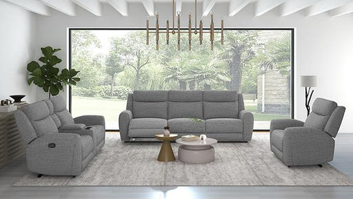 Antonius Manual Recliner Loveseat w/ Console - Furniture Stars (Chicago, IL)