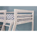 California III Wire-Brushed White Twin/Full Bunk Bed w/ 2 Drawers - Furniture Stars (Chicago, IL)
