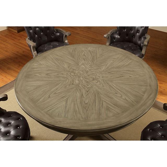 YELENA Gray Game Table - Furniture Stars (Chicago, IL)