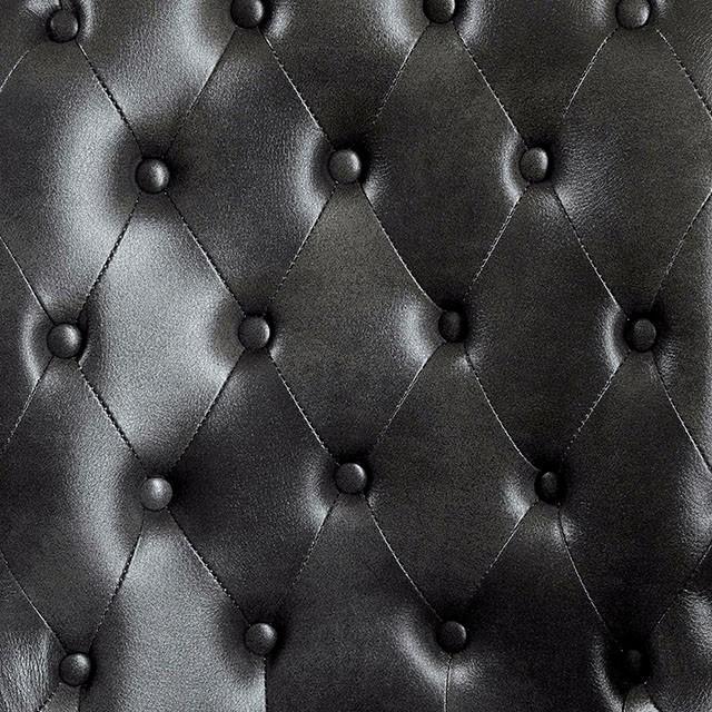 YELENA Gray/Black Height-Adjustable Arm Chair - Furniture Stars (Chicago, IL)