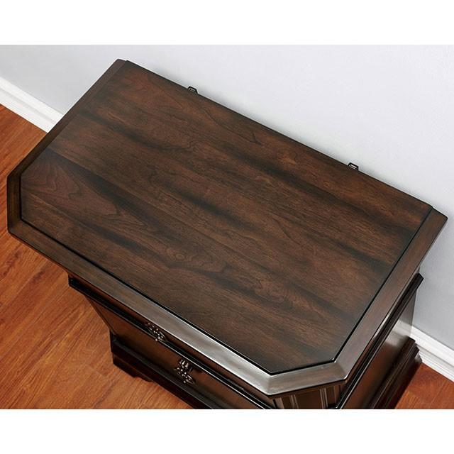 Calliope Espresso Night Stand - Furniture Stars (Chicago, IL)