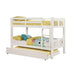 Cameron Dark Walnut, White & Gray Full/Full Bunk Bed - Furniture Stars (Chicago, IL)
