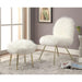 Caoimhe White/Gold Accent Chair - Furniture Stars (Chicago, IL)