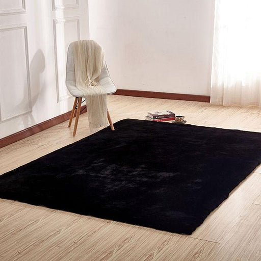 Caparica Black 5' X 7' Area Rug - Furniture Stars (Chicago, IL)
