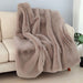 Caparica Blush Throw, Blush - Furniture Stars (Chicago, IL)